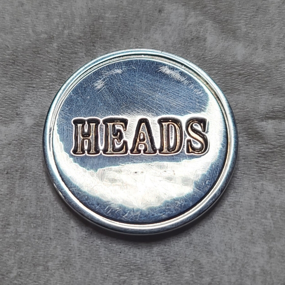 Tiffany & Co. Heads and Tails Coin Sterling Silver 925 Rare Collectible - Picture 2 of 6